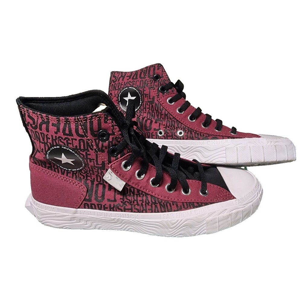 Converse Chuck Taylor All Star Hi Maroon/Black Lifestyle Shoes Unisex M7.5 W9.5